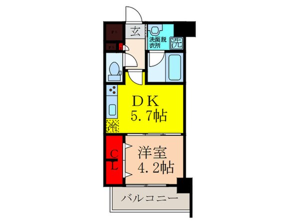 サンセール吹田の物件間取画像